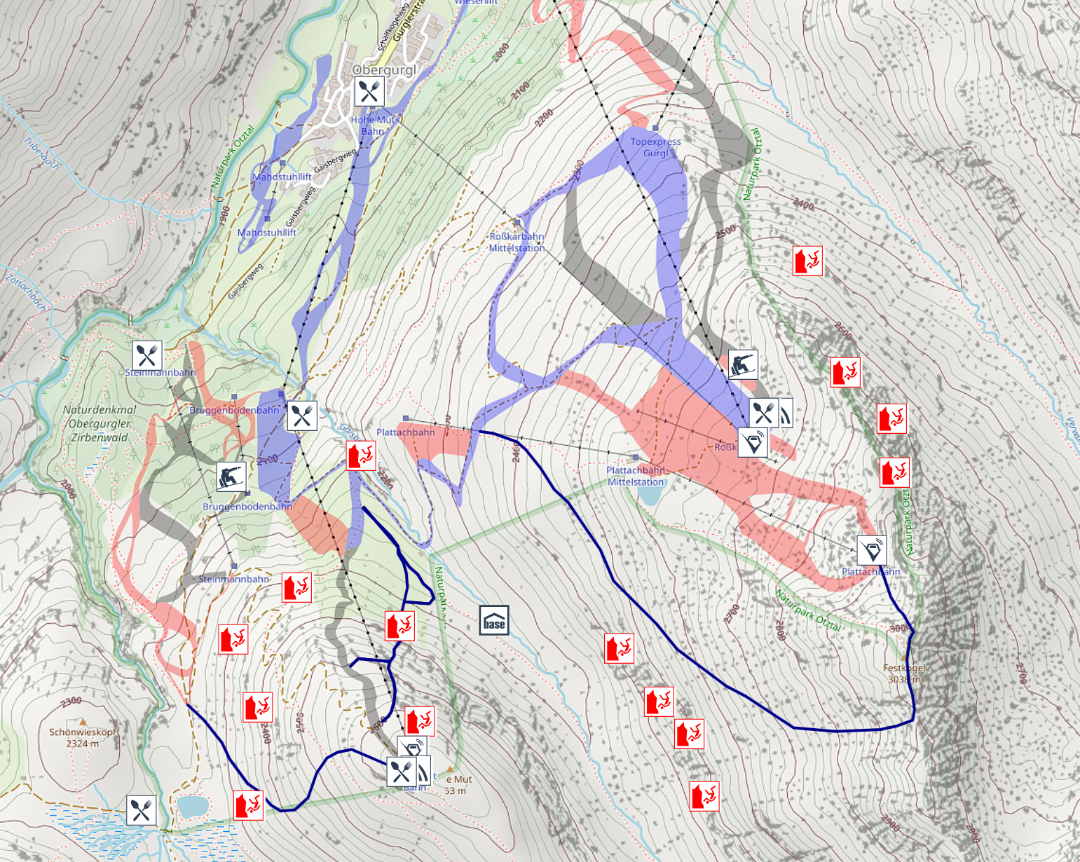 snowhow map